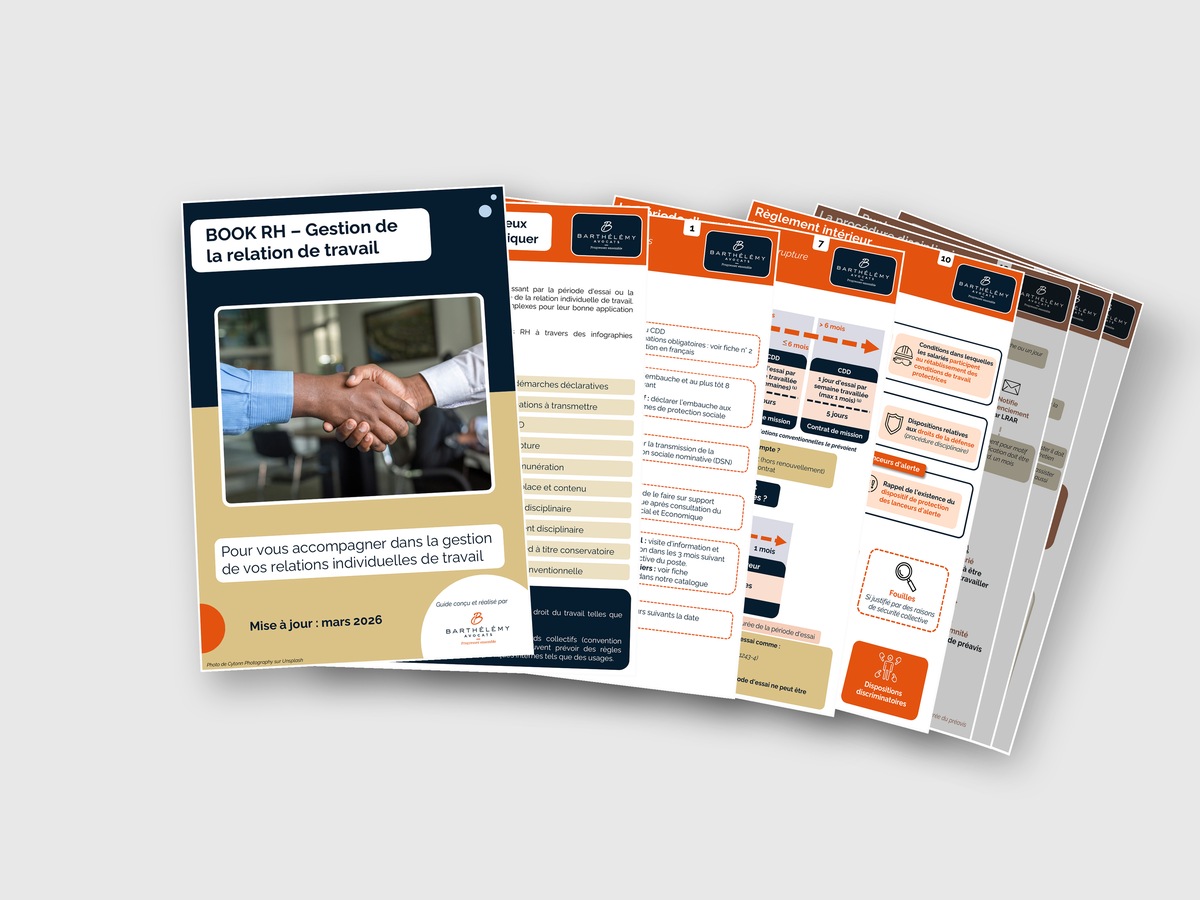 Image illustrant l'infographie Book - La gestion de la relation de travail