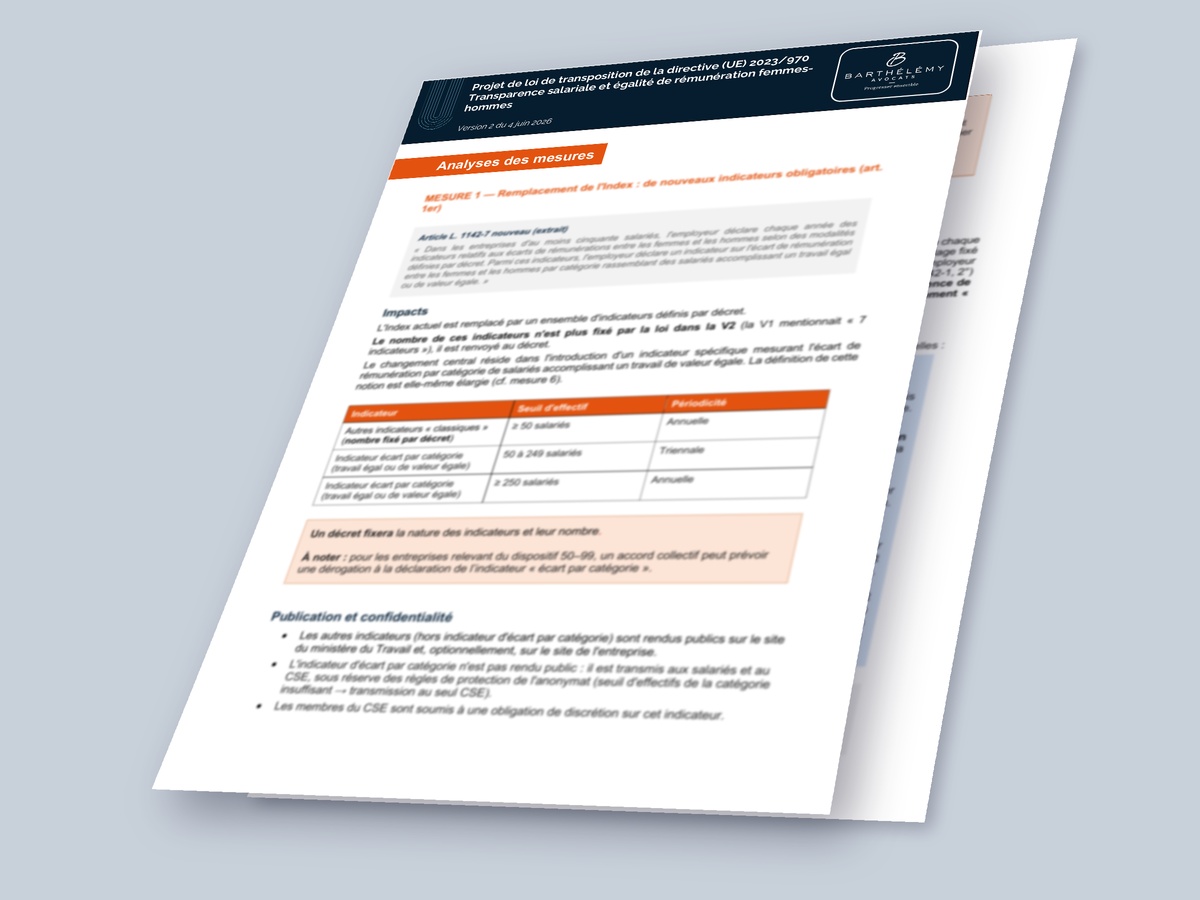 Image illustrant l'infographie Projet de loi sur la transparence salariale V2- synthèse